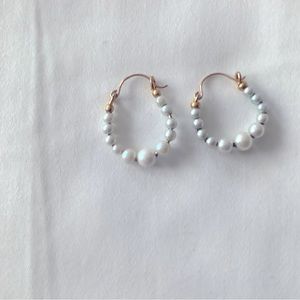 Hoop earrings for pierced ears